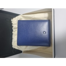 몽블랑 블루 색상 반지갑